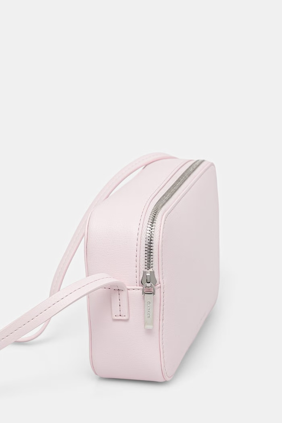 Calvin Klein torebka crossbody damska z imitacji skóry LV04F3276G różowy SS26