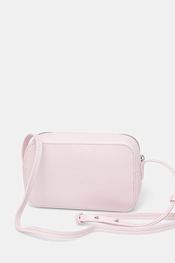 Akcesoria Calvin Klein torebka crossbody damska z imitacji skóry LV04F3276G różowy