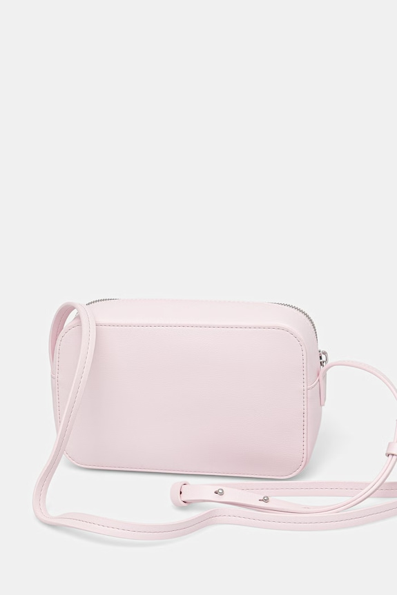 Akcesoria Calvin Klein torebka crossbody damska z imitacji skóry LV04F3276G różowy