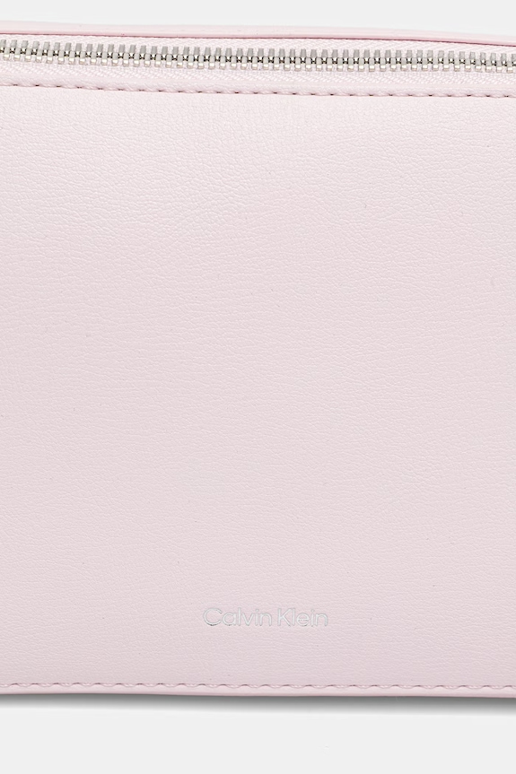 Calvin Klein torebka crossbody damska z imitacji skóry różowy LV04F3276G
