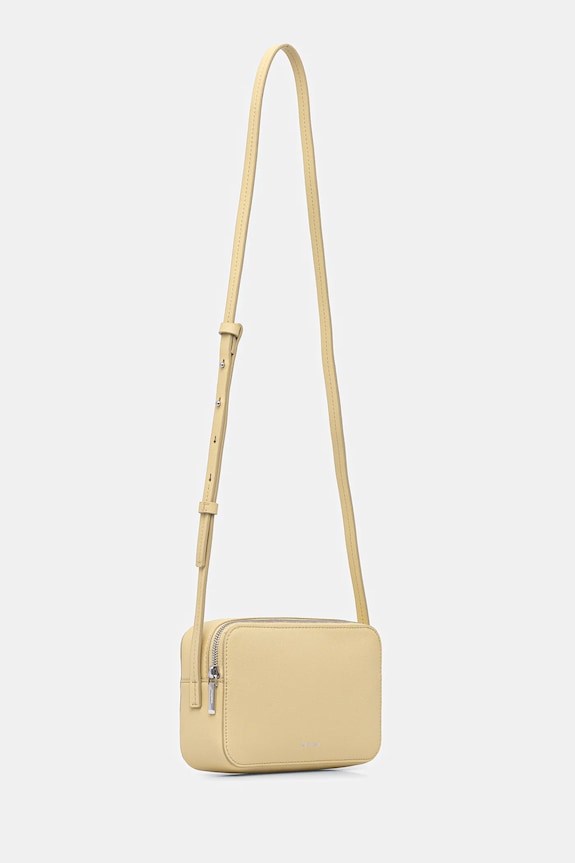 Calvin Klein torebka crossbody damska z imitacji skóry LV04F3276G żółty SS26