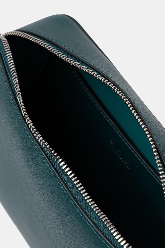 Calvin Klein geantă crossbody de damă cu imitație de piele LV04F3276G turcoaz
