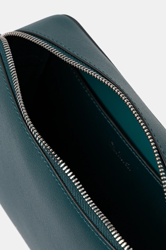 Calvin Klein geantă crossbody de damă cu imitație de piele LV04F3276G turcoaz