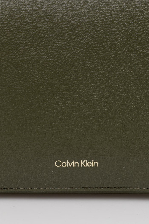 Calvin Klein crossbody kabelka dámska z imitácie kože zelená LV04F3276G