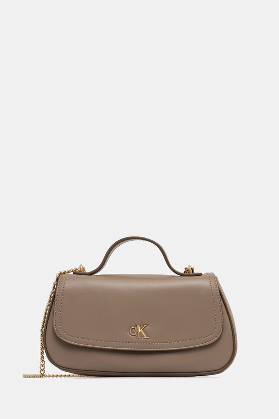 Kabelka Calvin Klein béžová LV04F3282G