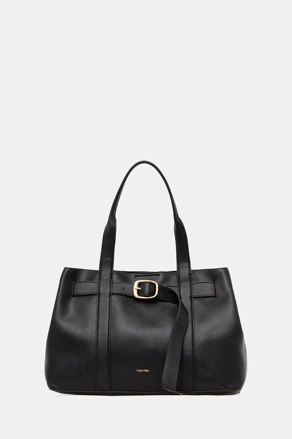 Calvin Klein torebka mieści A4 czarny LV04F3294G