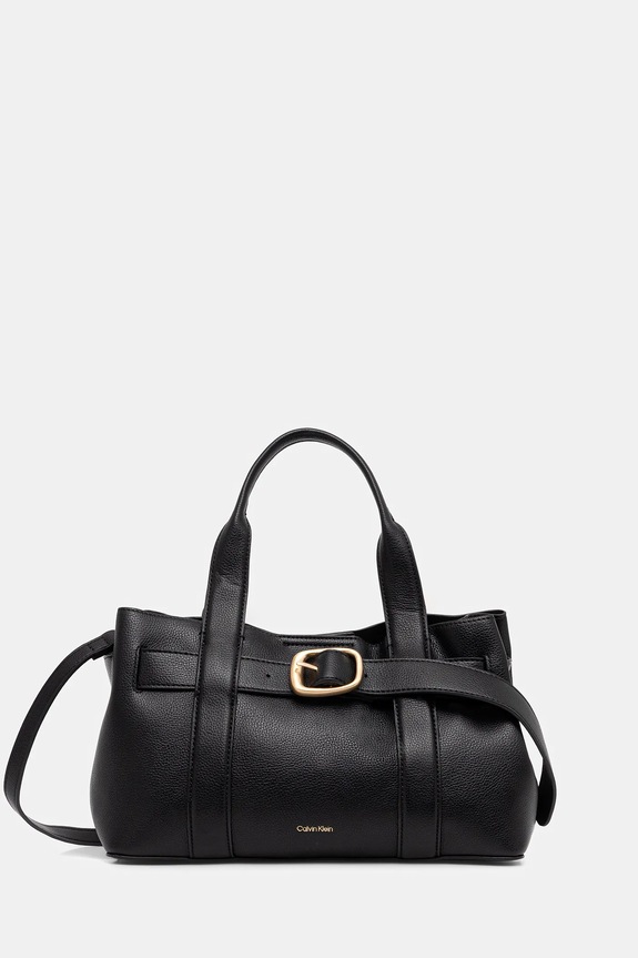 Calvin Klein torebka nie mieści A4 czarny LV04F3295G