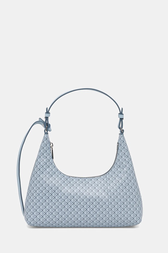 Τσάντα Calvin Klein απομίμηση λείου δέρματος μπλε LV04F3298G