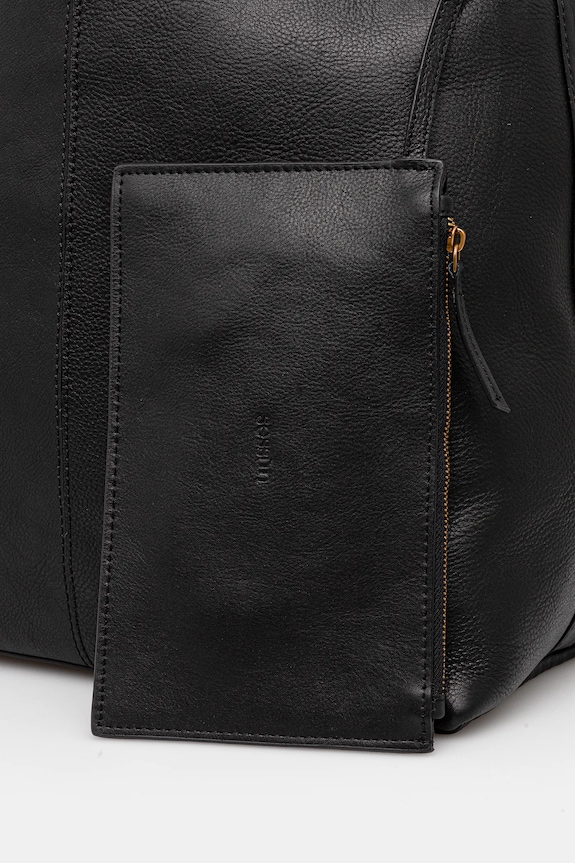 Δερμάτινη τσάντα Sessun 25102016 μαύρο