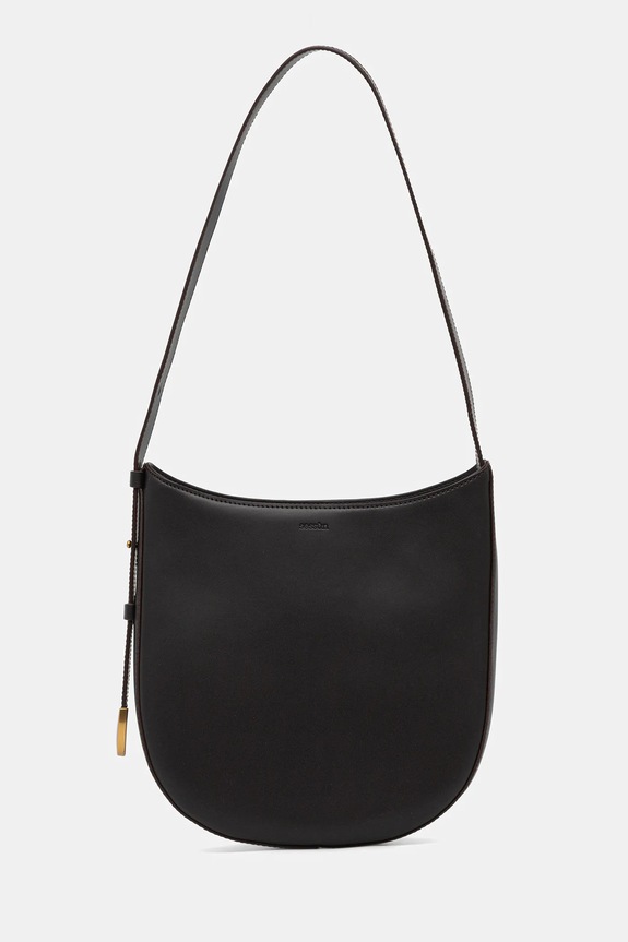 Δερμάτινη τσάντα Sessun λείο δέρμα καφέ 25102021