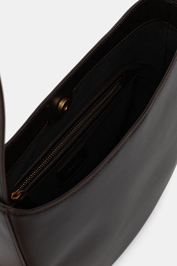 Δερμάτινη τσάντα Sessun 25102021 καφέ