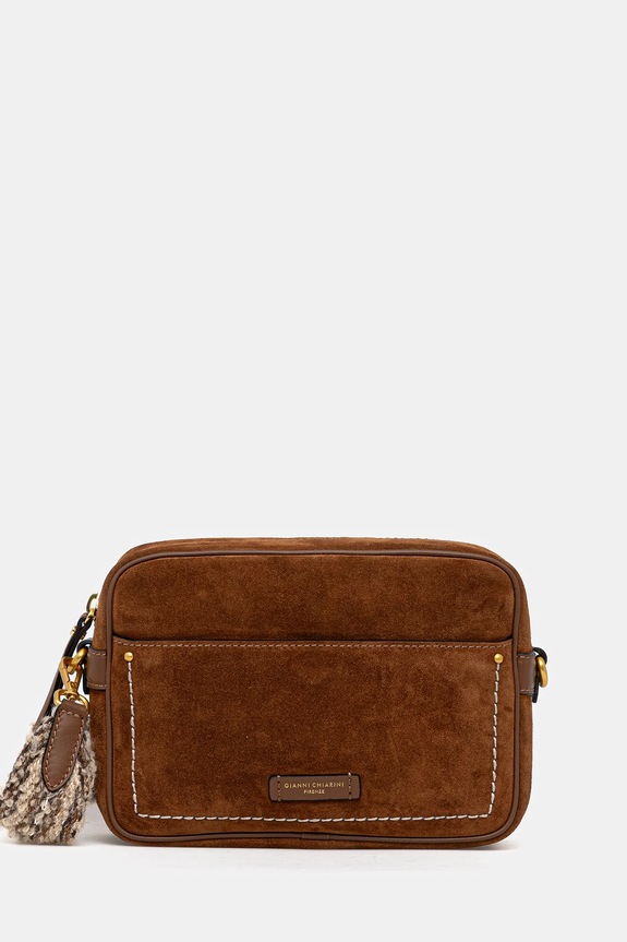Gianni Chiarini velúr táska NINA nappa bőr barna BS.12060.CM