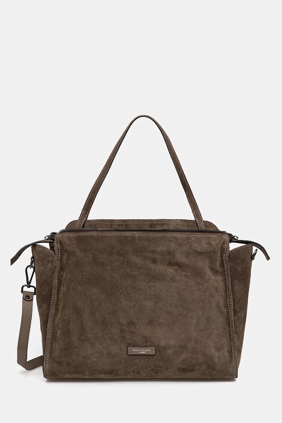 Gianni Chiarini torebka zamszowa JANIS skóra zamszowa brązowy BS.11246.CM