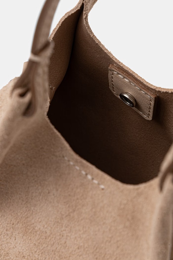 Τσάντα σουέτ Gianni Chiarini DUA BS.9778.CM μπεζ