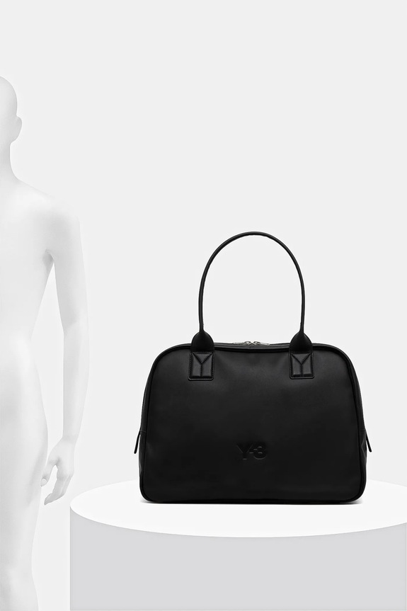 Y-3 borsa a mano in pelle Bowling KB9310
