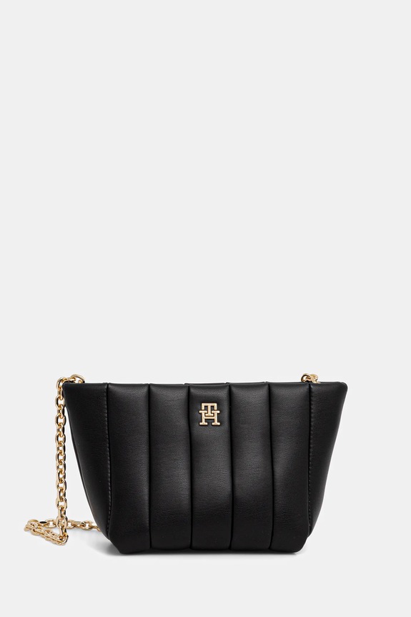 Torba Tommy Hilfiger bez uzorka crna AW0AW17690