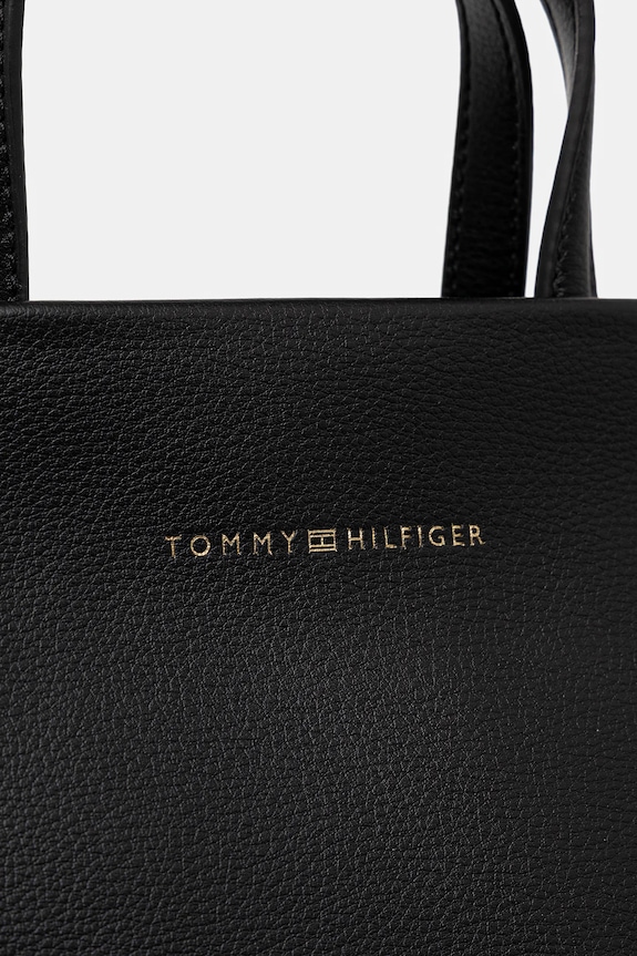Τσάντα Tommy Hilfiger μαύρο AW0AW17694