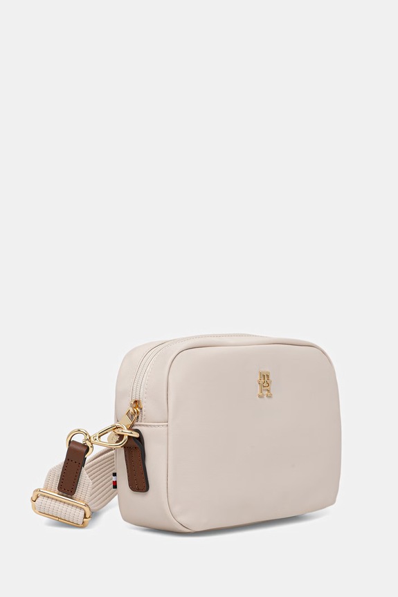 Tommy Hilfiger Τσάντα ταχυδρόμου γυναικεία AW0AW17704 μπεζ SS26