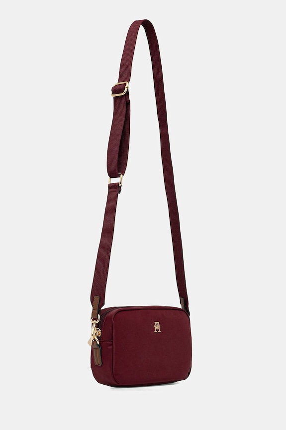 Tommy Hilfiger listonoszka damska AW0AW17704 bordowy SS26