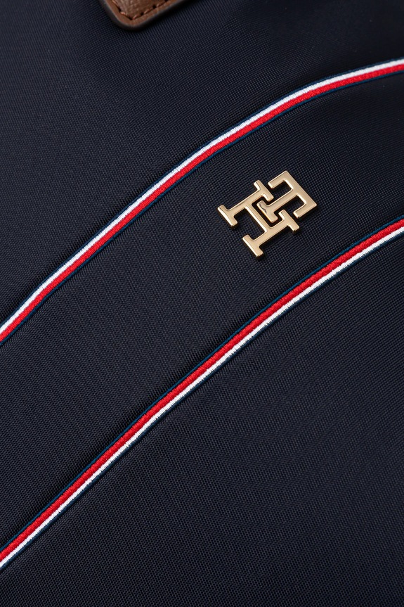 Τσάντα Tommy Hilfiger σκούρο μπλε AW0AW17706