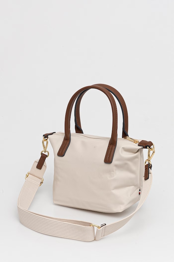 Doplnky Tommy Hilfiger crossbody kabelka dámska AW0AW17709 béžová