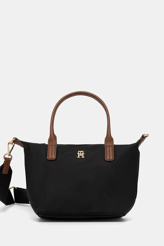 Tommy Hilfiger crossbody kabelka dámská hladký černá AW0AW17709