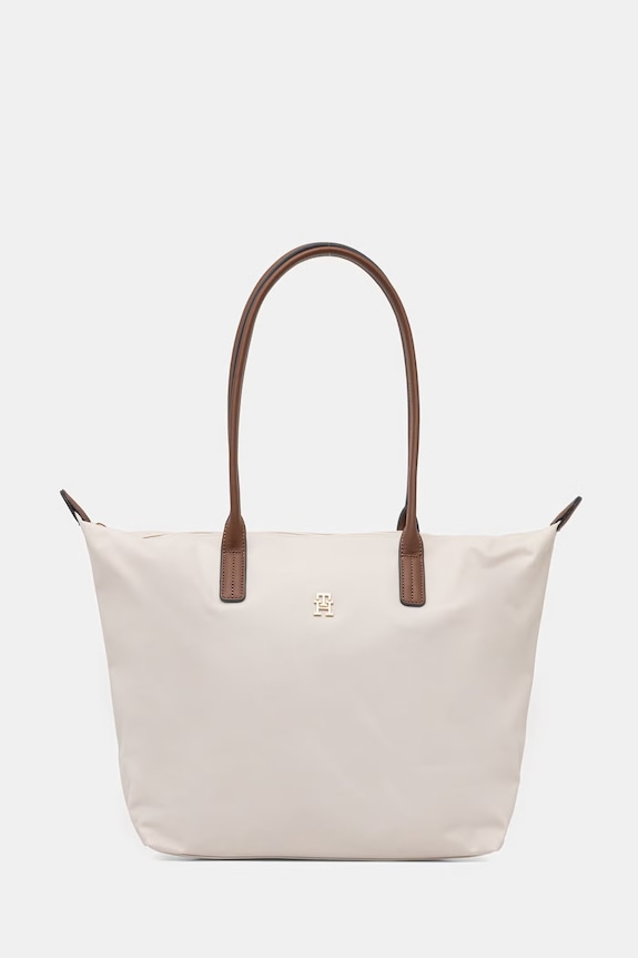 Tommy Hilfiger kabelka typu shopper dámska béžová AW0AW17711