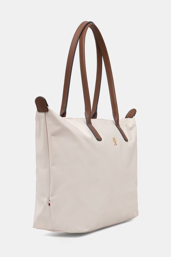 Tommy Hilfiger kabelka typu shopper dámska AW0AW17711 béžová SS26