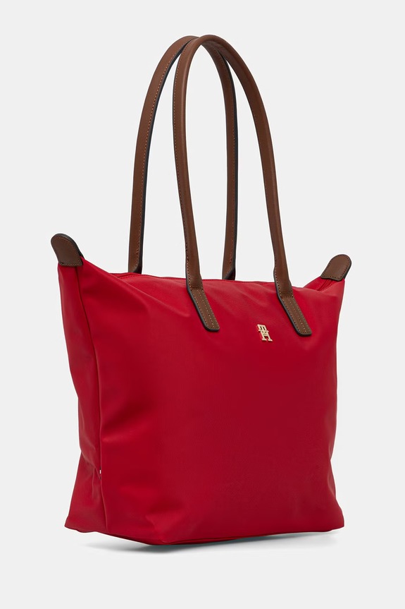 Tommy Hilfiger kabelka typu shopper dámska AW0AW17711 červená SS26