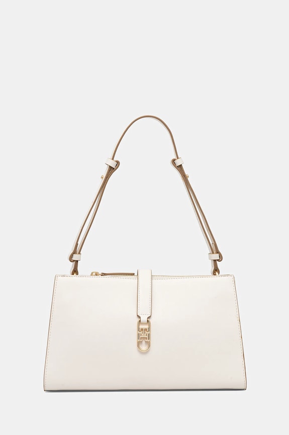 Torba Tommy Hilfiger bez uzorka bež AW0AW17718