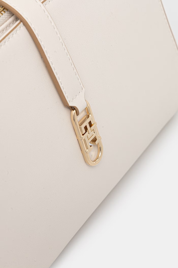 Tommy Hilfiger kabelka dámska z imitácie kože béžová AW0AW17718