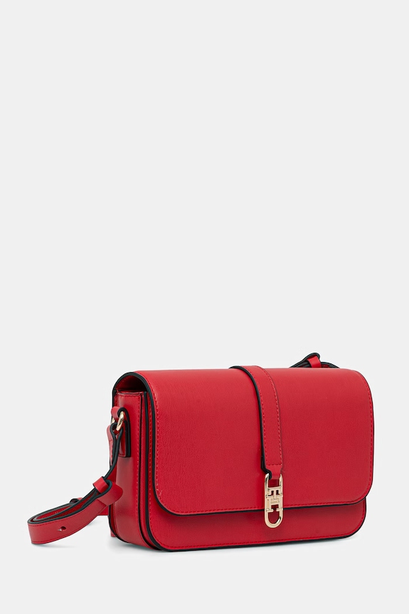 Tommy Hilfiger borsa a tracollo da donna in similpelle AW0AW17723 rosso SS26