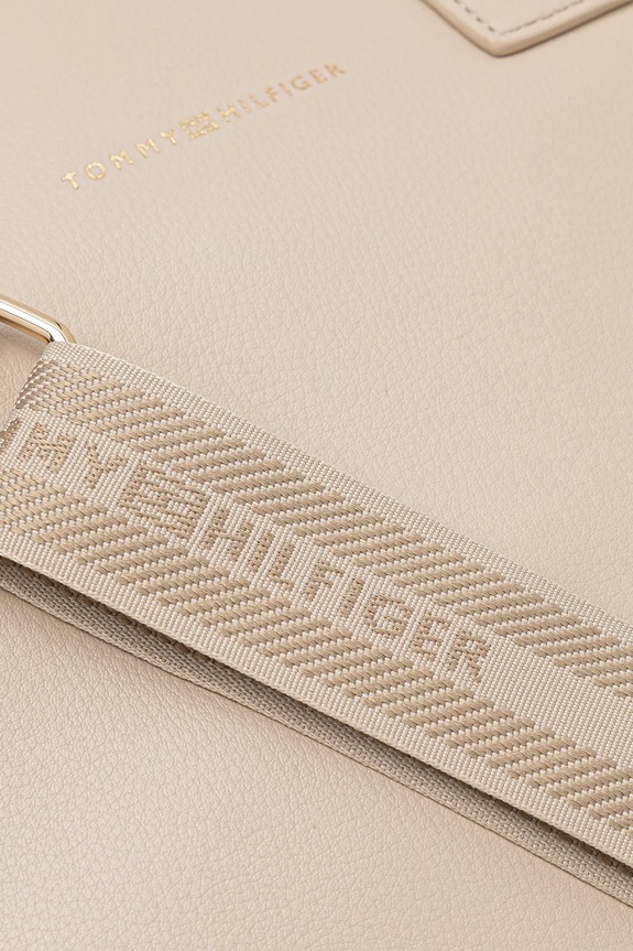 Τσάντα Tommy Hilfiger μπεζ AW0AW17971