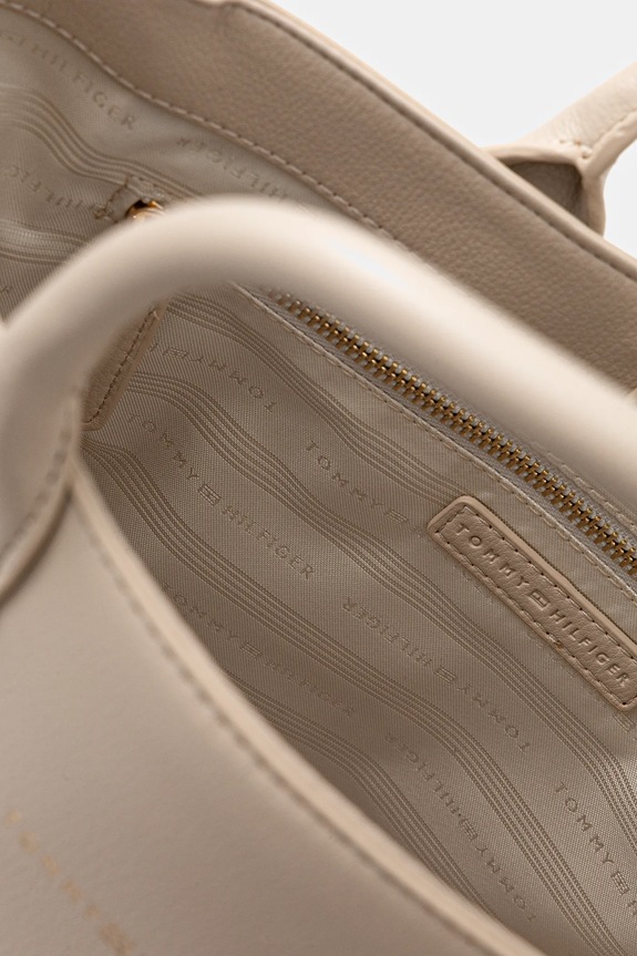 Τσάντα Tommy Hilfiger AW0AW17971 μπεζ