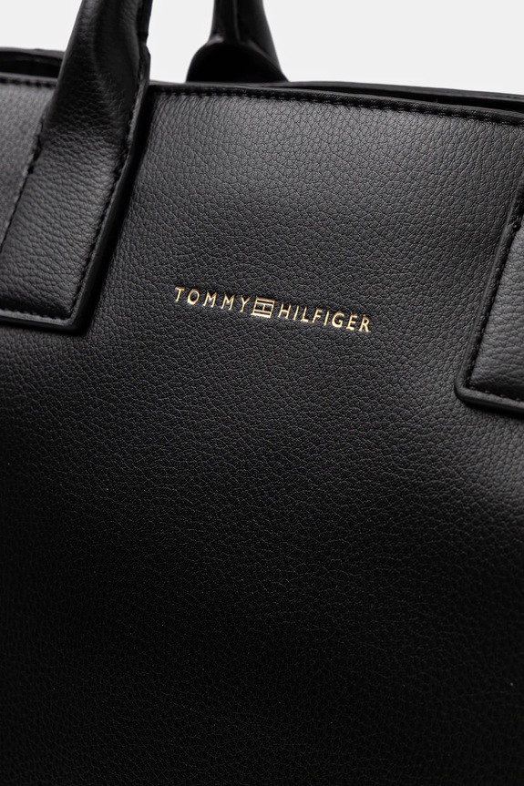 Τσάντα Tommy Hilfiger μαύρο AW0AW17971