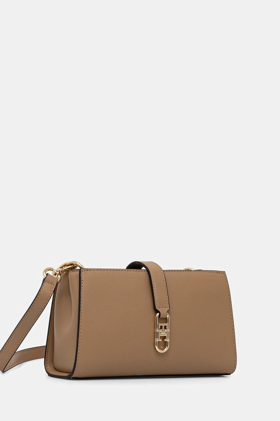 Τσάντα Tommy Hilfiger AW0AW18005 μπεζ AW25