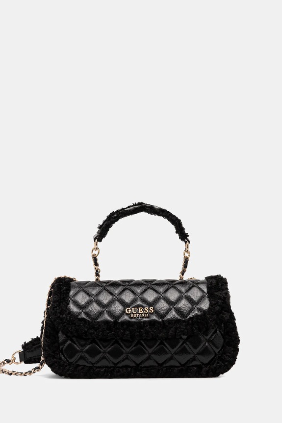 Сумочка Guess CRISTI мелкий узор чёрный HWTG81.39210