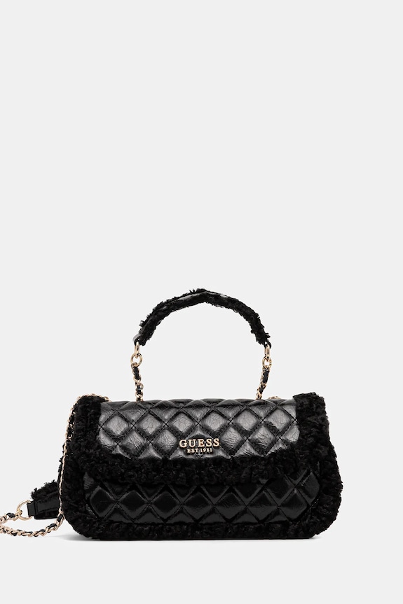 Сумочка Guess CRISTI мелкий узор чёрный HWTG81.39210