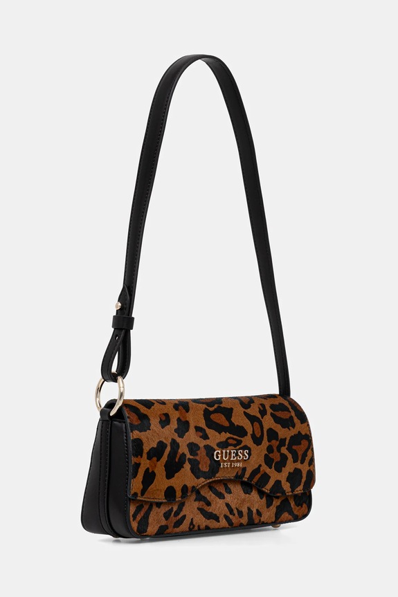 Шкіряна сумочка Guess DOMITILLA HWLO75.29780 коричневий NC25
