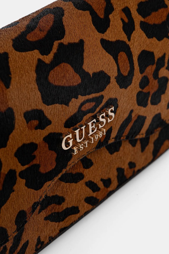 Шкіряна сумочка Guess DOMITILLA коричневий HWLO75.29780