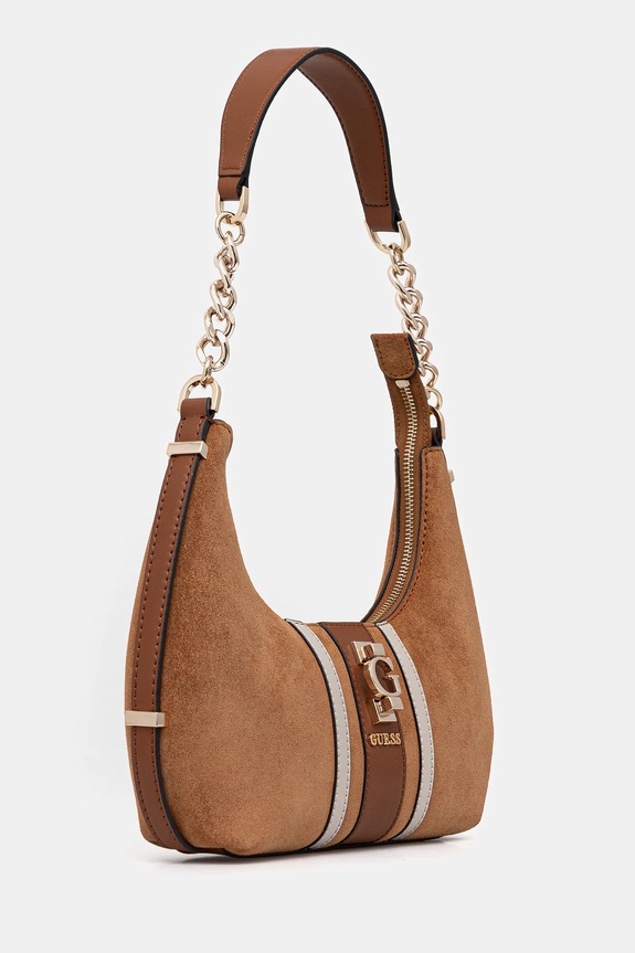 Torba od brušene kože Guess ERENIA HWSB78.38180 smeđa AW25