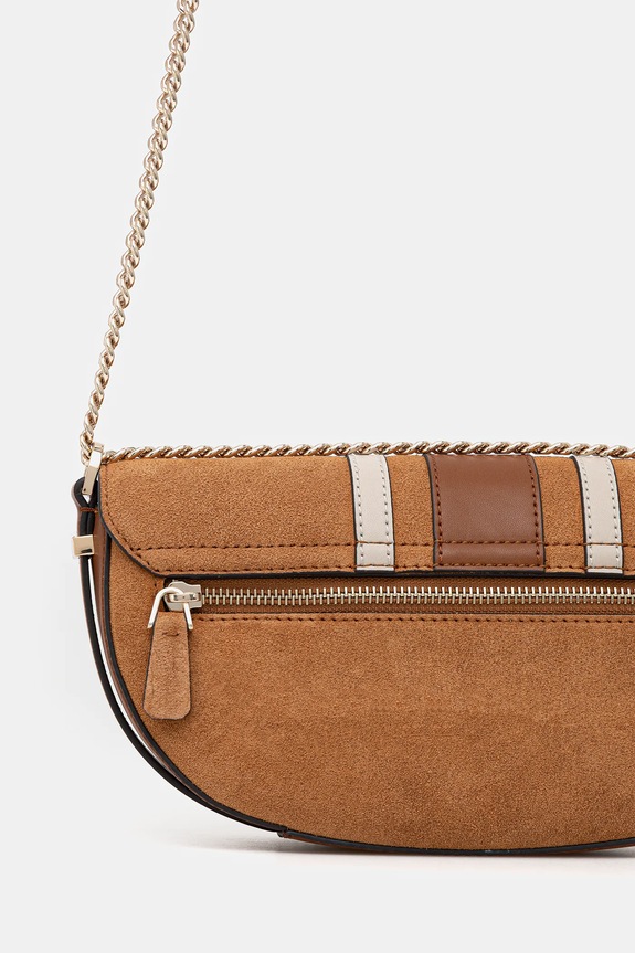 Αξεσουάρ Τσάντα σουέτ Guess ERENIA HWSB78.38210 καφέ