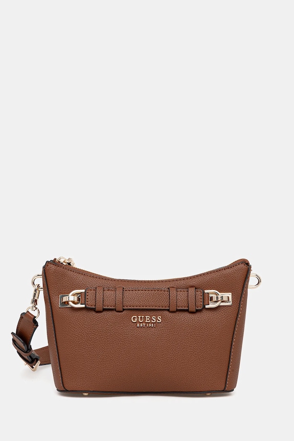 Guess torebka GREGORIA nie mieści A4 brązowy HWBG85.46170