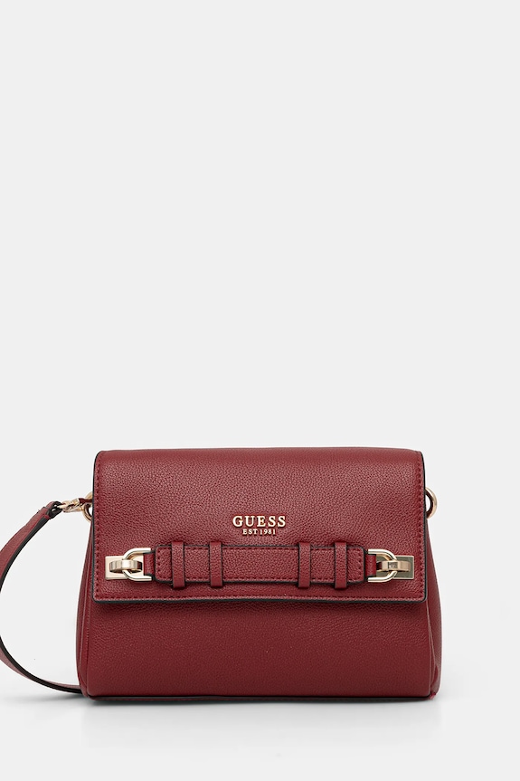 Guess torebka GREGORIA nie mieści A4 czerwony HWBG85.46200