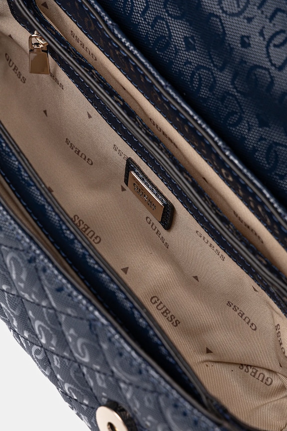 Τσάντα Guess IDRA HWGG81.57200 σκούρο μπλε