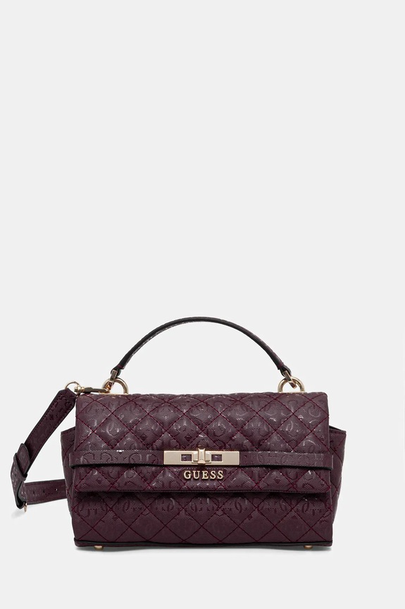 Guess torebka IDRA nie mieści A4 bordowy HWGG81.57200