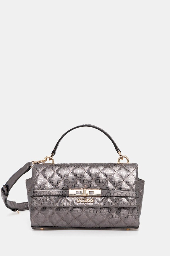 Kabelka Guess IDRA imitácia kože strieborná HWGM81.57200