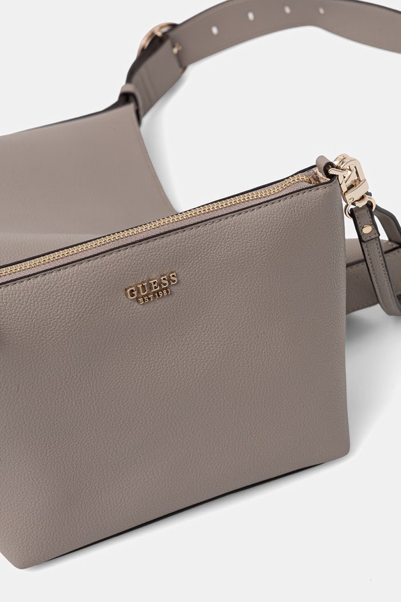 Τσάντα Guess MERIDIAN HWBG69.74040 μπεζ