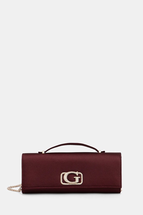 Сумочка Guess ZALINA гладкий бордо HWSE93.50720