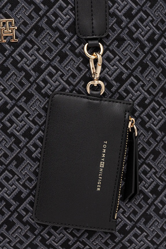 Kabelka Tommy Hilfiger čierna AW0AW17685